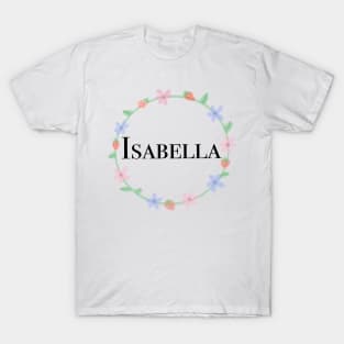 Isabella name design T-Shirt